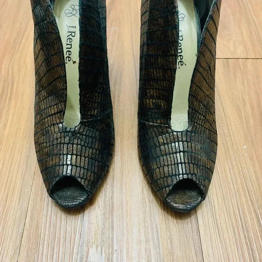 J. Renee Rilla Open Toe Booties - Picture 3 of 11